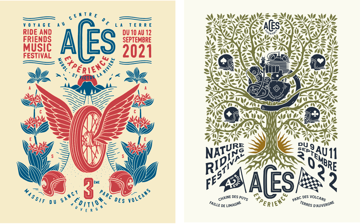 Iconic event imagery and apparel-style graphics for international premium brands, curated in Bordeaux.