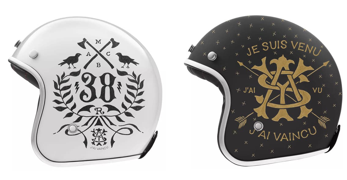 One-of-a-kind artist collection of custom painted headwear by BMD Design.