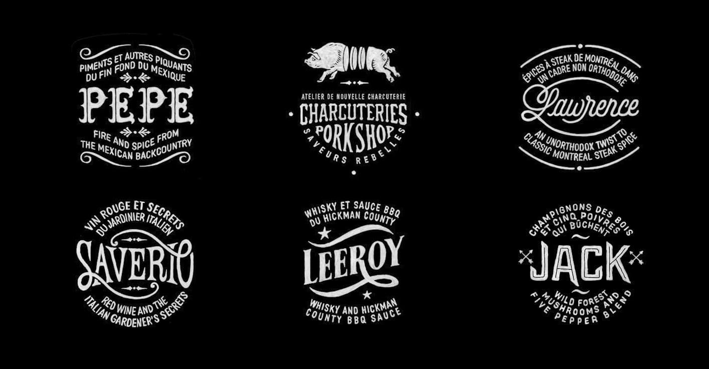 Bespoke visual identity for Pork Shop, blending traditional art and modern retail.