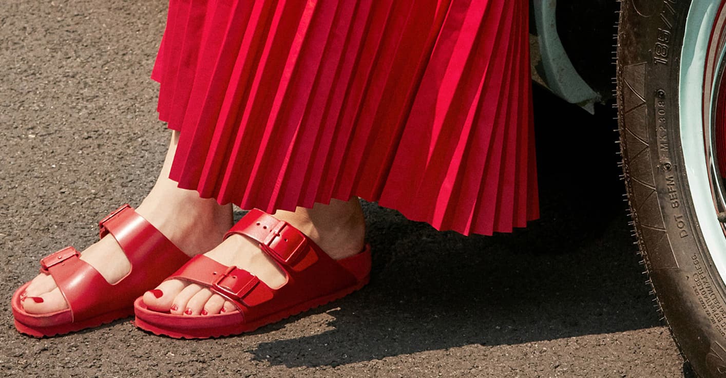 Iconic brand mark for Birkenstock's exclusive contemporary design line.