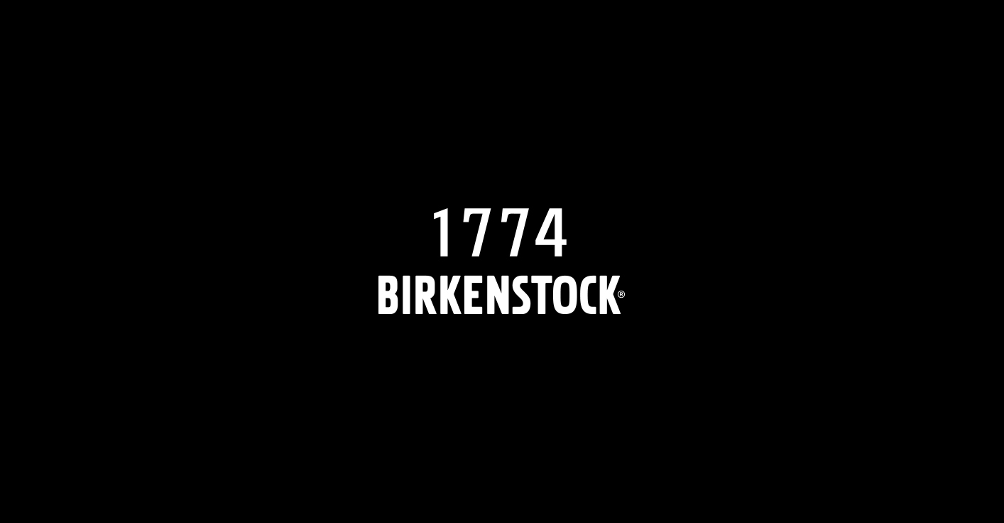 Bespoke handcrafted logotype for Birkenstock 1774 creative collaborations.