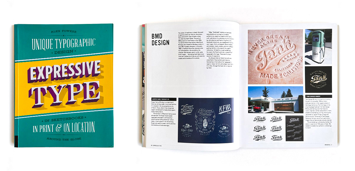BMD Design — Feature in Expressive Type, Rockport, Alex Fowkes, International