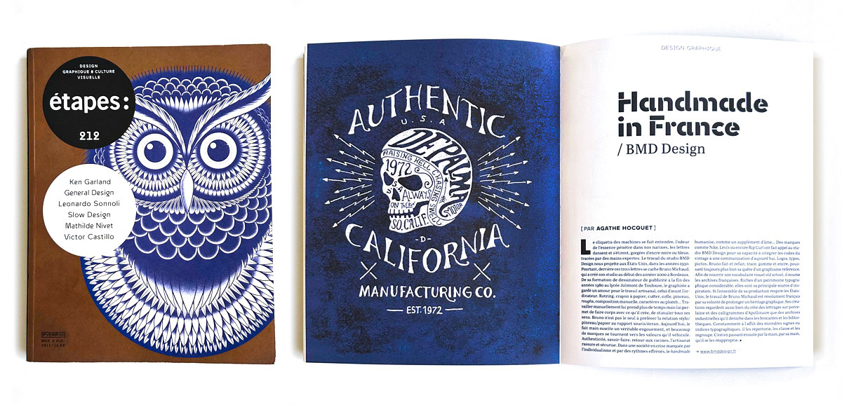 BMD Design — Feature in Étapes: Magazine, Pyramyd, France