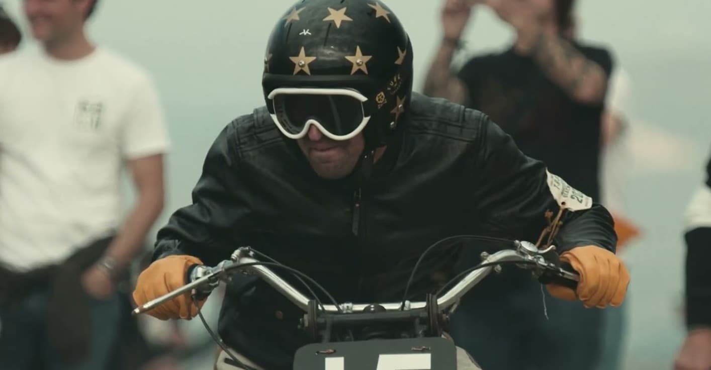 Custom Fuel Motorcycles logo branding with handcrafted vintage lettering.