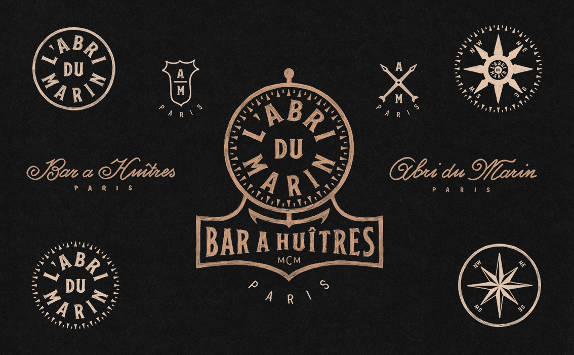 BMD Design, graphiste bordeaux, création logo pour Abri du Marin