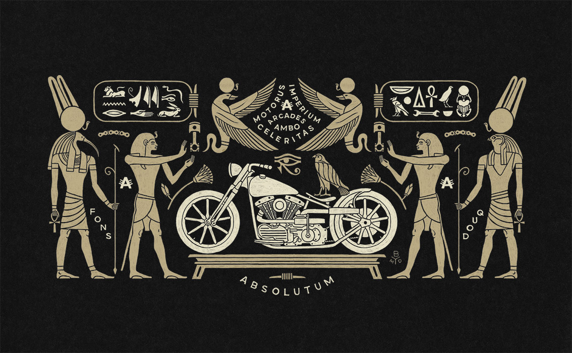 Hand-drawn heritage logo for Delahaye