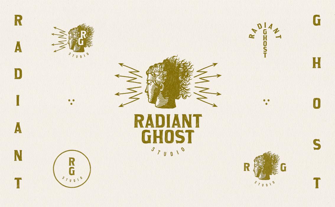 BMD Design, graphiste bordeaux, création logo pour Radiant Ghost